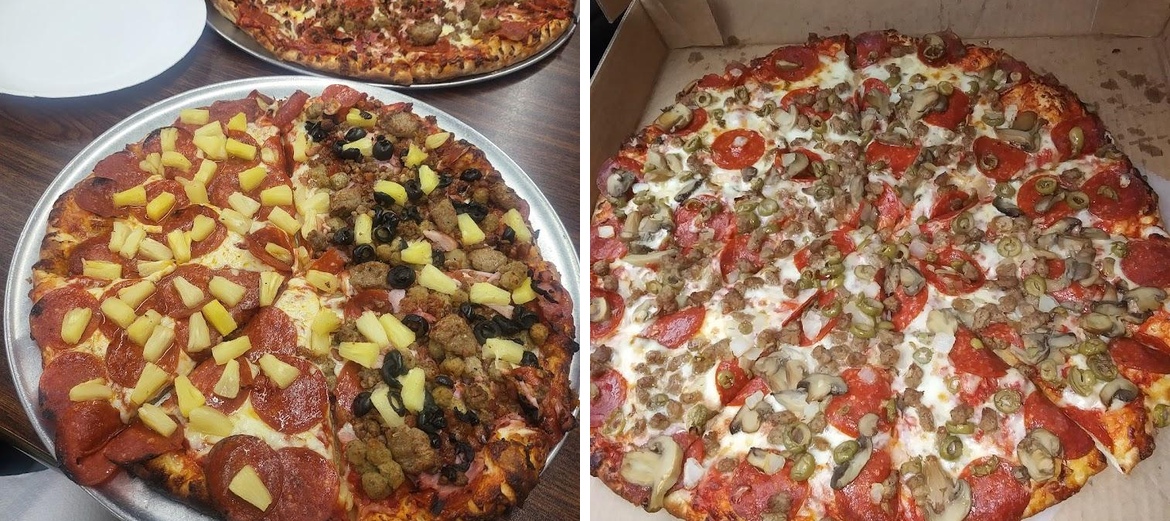 Jonah's Pizza Menu